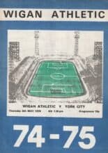 Wigan Athletic v York City 08-May-1975