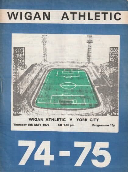 Wigan Athletic v York City 08-May-1975
