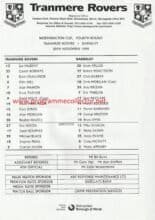 Tranmere Rovers v Barnsley 30-Nov-1999