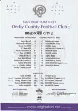 Derby County v Bradford City 15-Mar-2003
