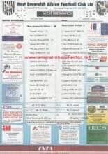 West Bromwich Albion v Manchester United 11-Jan-2003