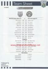 West Bromwich Albion v Plymouth 12-Sep-2009