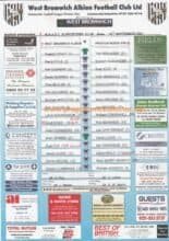 West Bromwich Albion v Preston North End  18-Sep-2001