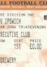 Walsall v Ipswich Town 16-Mar-2004