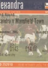 Crewe Alexandra v Mansfield Town 07-Dec-2002