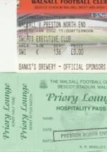 Walsall v Preston North End 12-Jan-2002