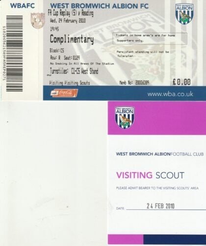 West Bromwich Albion v Reading 24-Feb-2010