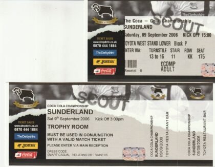 Derby County v Sunderland 09-Sep-2006