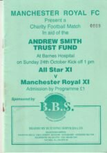 Manchester Royal XI v All Star XI  24-Oct-??