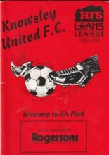 Knowsley United v Ashton United 26-Dec-1992