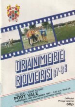 Tranmere Rovers v Port Vale 14-Nov-1987
