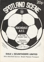Rochdale v Scunthorpe United 10-Dec-1985