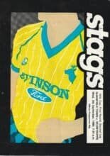 Mansfield Town v Scunthorpe United 05-Sep-1984