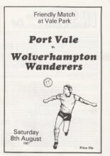 Port Vale v Wolverhampton Wanderers 08-Aug-1987