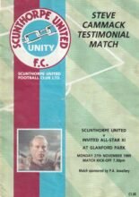 Scunthorpe United v Invited All Star XI  27-Nov-1989