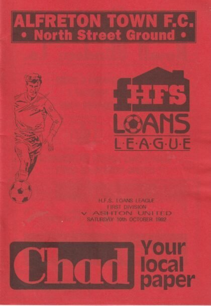 Alfreton Town v Ashton United 10-Oct-1992