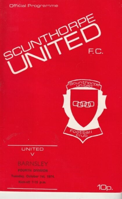 Scunthorpe United v Barnsley 01-Oct-1974