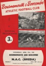 Bournemouth & Boscombe Athletic v NAC Breda 27-Apr-1960