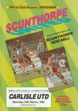 Scunthorpe United v Carlisle United 24-Mar-1990