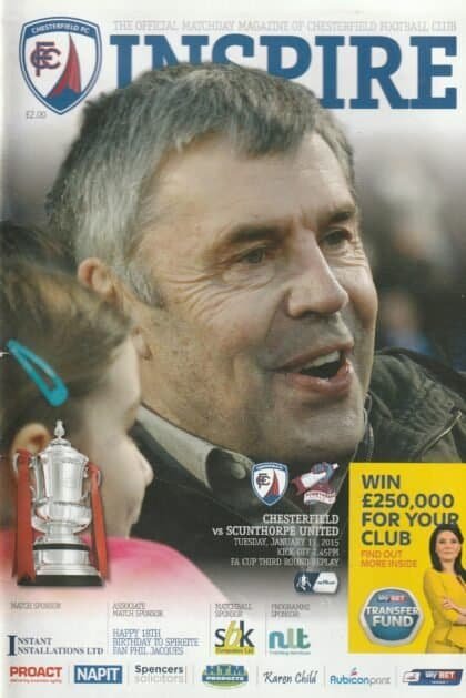 Chesterfield v Scunthorpe United 13-Jan-2015