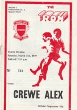 Scunthorpe United v Crewe Alexandra 31-Mar-1979