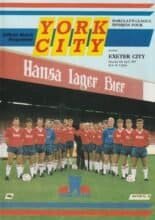 York City v Exeter City 08-Apr-1989