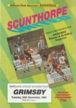 Scunthorpe United v Grimsby Town 26-Dec-1989