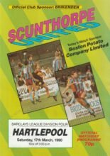 Scunthorpe United v Hartlepool United 17-Mar-1990