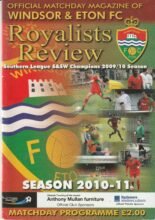 Windsor & Eton v Hednesford Town  04-Dec-2010