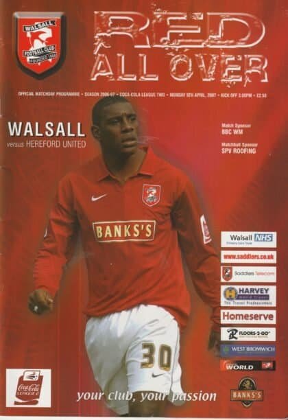 Walsall v Hereford United 09-Apr-2007