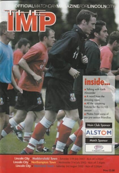 Lincoln City v Huddersfield Town 27-Jul-2002