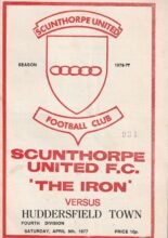 Scunthorpe United v Huddersfield Town 09-Apr-1977
