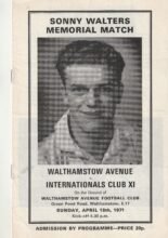 Walthamstow Avenue v Internationals Club XI  18-Apr-1971