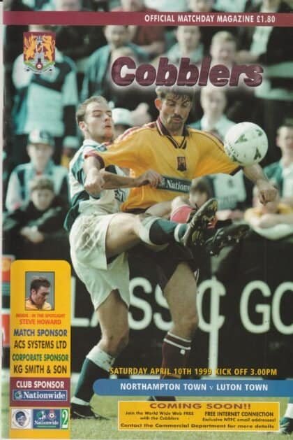 Northampton Town v Luton Town 10-Apr-1999