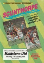 Scunthorpe United v Maidstone United 14-Oct-1989