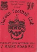 Darwen v Maine Road 29-Oct-1996