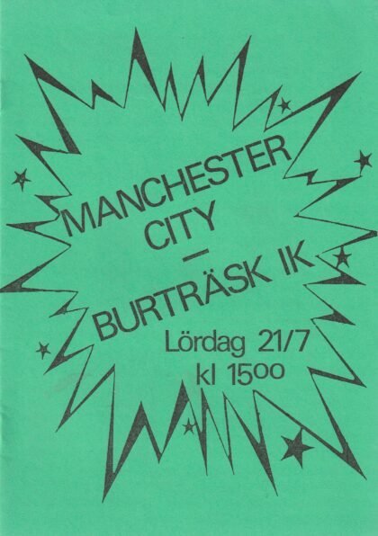 Burtrask v Manchester City 21-Jul-1980