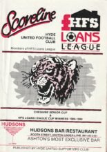 Hyde United v Matlock Town  12-Nov-1990