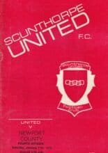 Scunthorpe United v Newport County 11-Jan-1975