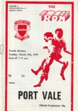 Scunthorpe United v Port Vale 27-Mar-1979