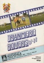 Tranmere Rovers v Rochdale 25-Aug-1987