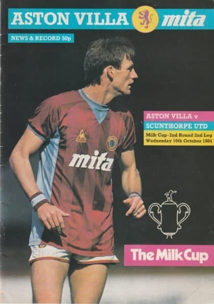 Aston Villa v Scunthorpe United 10-Oct-1984