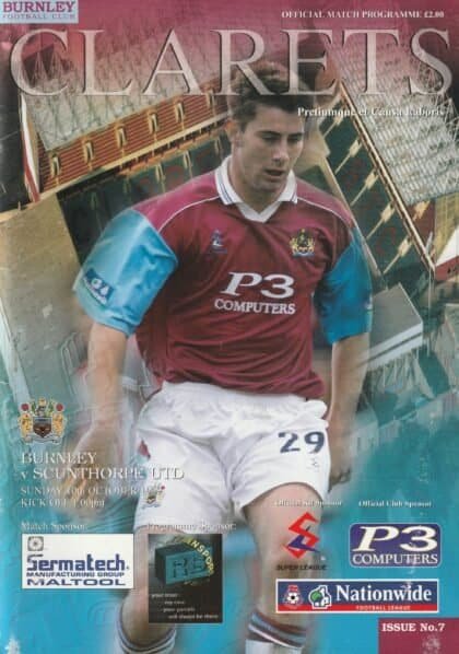 Burnley v Scunthorpe United 10-Oct-1999
