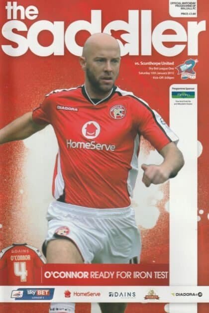 Walsall v Scunthorpe United 10-Jan-2015