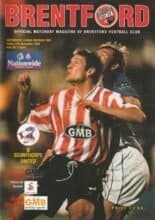 Brentford v Scunthorpe United 12-Nov-1999