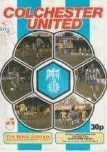 Colchester United v Scunthorpe United 13-Nov-1981