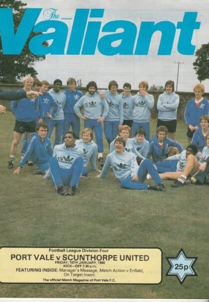 Port Vale v Scunthorpe United 16-Jan-1981