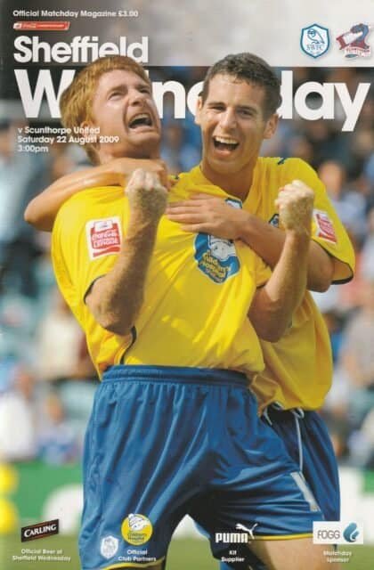 Sheffield Wednesday v Scunthorpe United 22-Aug-2009