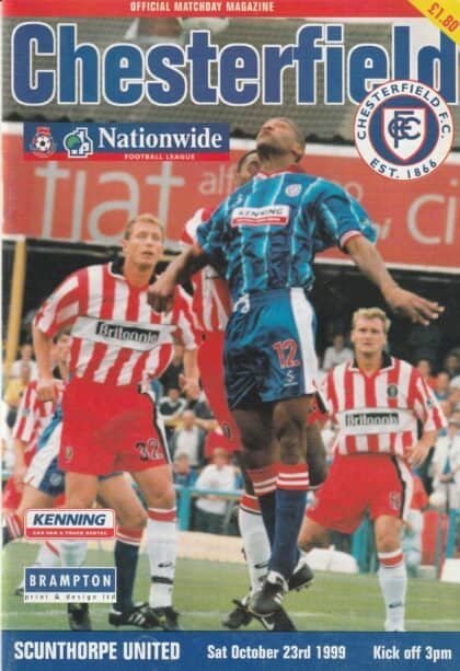 Chesterfield v Scunthorpe United 23-Oct-1999
