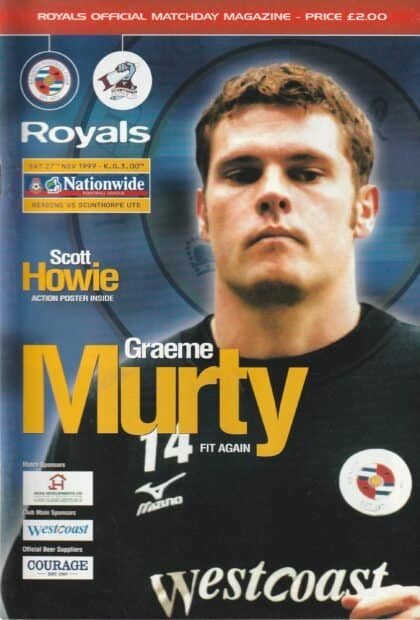 Reading v Scunthorpe United 27-Nov-1999